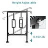 LMRSTOO Handrails for Outdoor Steps, Fit 2 or 3 Steps