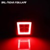 GTINTHEBOX Red Lens Led Rear Fog Brake Light Kit for