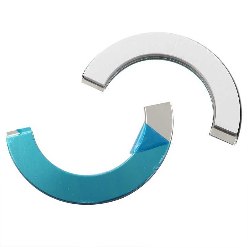 PZRT 2pcs Wall Split Flange 101mm Stainless Steel Round Escutcheon