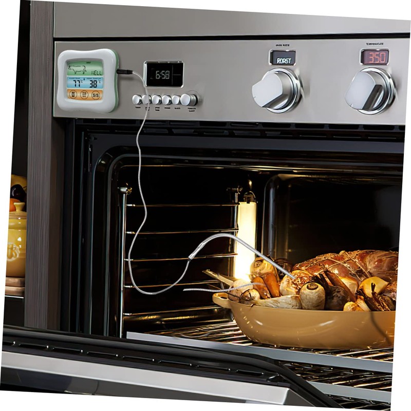 GRIRIW Touch Screen Food Thermometer Digital Thermometer for Cooking Accurate