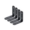 Rannb Corner Brace 2.56" x 2.56" L Brackets Black Right