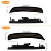 POPMOTORZ Front Rear Fender LED Side Marker Lights Compatible With