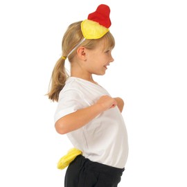 Charlie Crow Chicken Crest & Tail Set for kids 3 + years.
