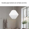 Paper Lanterns Minimalist Creative Foldable Hanging Paper Lanterns Decorative Modern