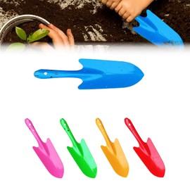 Mini Colorful Garden Hand Shovel, Metal Sand Shovels Tools for Kids Rust Resistant Spade Shovel for Planting, Transplanting, Weeding, Digging, Beach