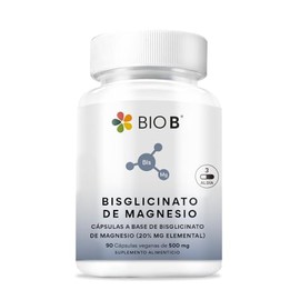 Bio Bisglicinato Magnesio 1500 Alta Absorción Glicina Quelado Apoyo Sueño Estrés Recuperación Muscular Cápsulas Veganas