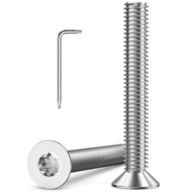 Valorada 20Pcs M4 Bolts, M4 x 30mm Countersunk Bolts, Torx Screws, Stainless Steel 304, Flat Head Machine Screws with Torx Key