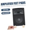 KICHOUSE 2pcs Sound Deadening Cd Machine Foot Pad Vibration Feet