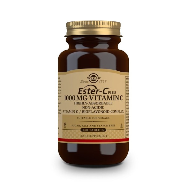 Solgar Ester-C plus 1000 mg Vitamin C/Bioflavonoid Complex 180 tabs