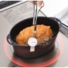 Hirosho Petite Oval Frying Pot, Tempura Pot with Thermometer, Mini,