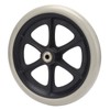 Wheelchair Wheel 8in PU Walker Caster Replacement Skidproof with Ball