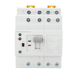 Dual Power Automatic Transfer Switch 4P 16A PC Grade Millisecond Switching Uninterrupted Power Transfer Switch 220VAC