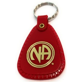 RecoveryChip NA Keychain Red 90 Days Sobriety Narcotics Anonymous 3 Month Keytag