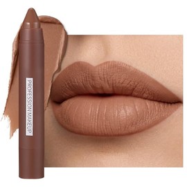 Erinde Lápiz de Labios Mate Velvet, Lápiz Labial Cremoso de Larga Duración