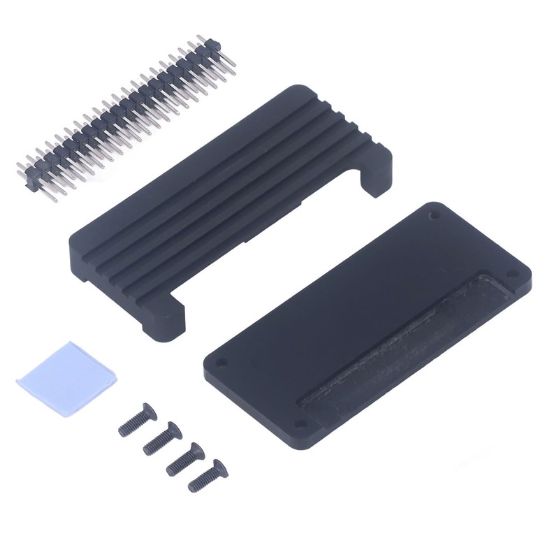 Aluminum Alloy Cooling Case Acrylic Bottom Shell Passive Cooling Enclosure