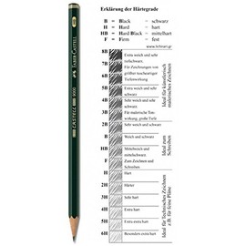 FABER-CASTELL Castell 9000 Pencil 6B Pack of 1