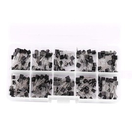 200 pieces 10 values silicon transistors assortment BC337, BC327, 2N2222, 2N2907, 2N3904, 2N3906