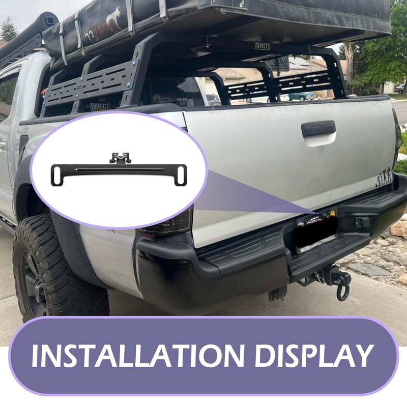 Ferianl Car Rear View Camera License Plate Bracket, Installation Holder