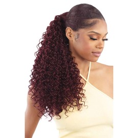 Shake N Go Organique Pony Pro Secret Pocket Ponytail - Water Curl 18" (Color : P1B/30)