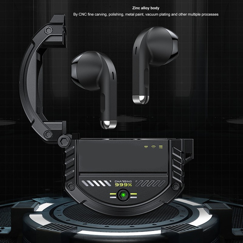 Bluetooth 5.3 Earbuds Noise Cancelling Low Latency Music Game Dual