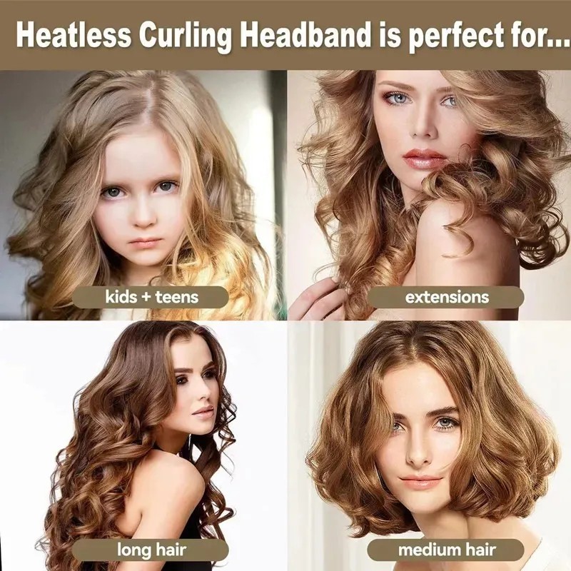Rizadores De Pelo Sin Calor Para Cabello Largo Para Dormir
