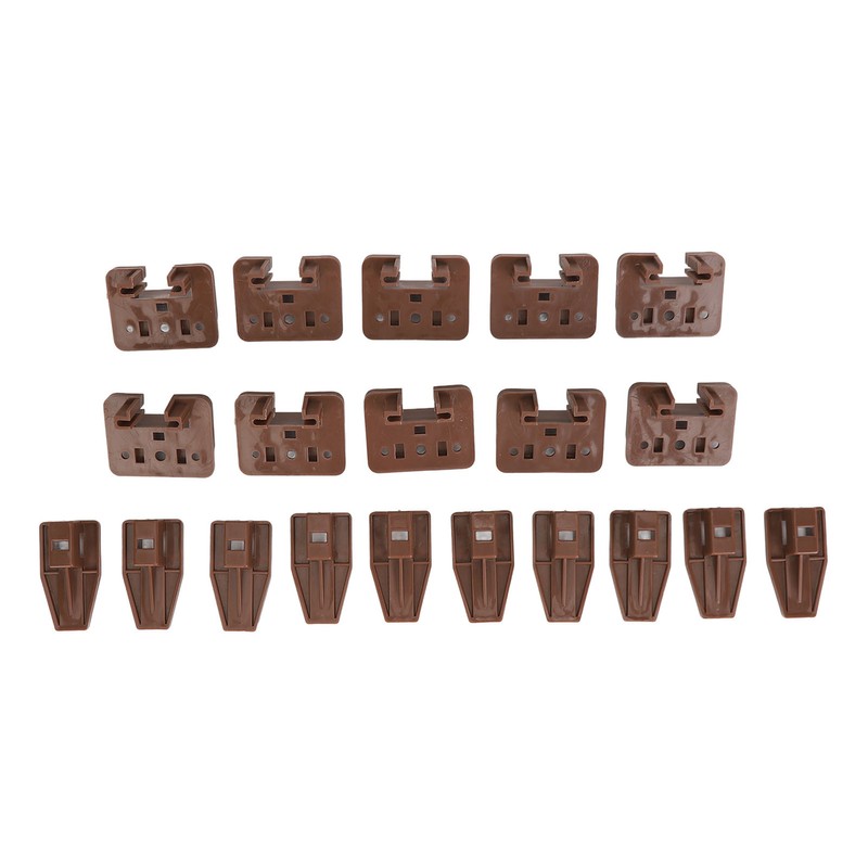 10 Sets Dresser Drawer Slides Plastic Drawer Slides and Guides