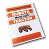 Kubota L285 Tractor Service Repair Manual Technical Shop Book