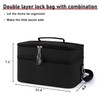 EKRISON Locking Storage Box Travel Bag for Toys Receive Bag