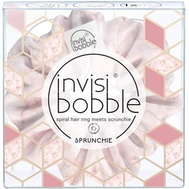 FNX 3 x Invisibobble "My Precious" Sprunchie Hair Ring for Women & Girls | classic Original Tie under a Soft, Velvety Fabric | Holds Hair in Place - No Split Ends, Folds, Kinks | For Thick & Thin Hair