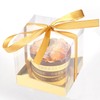 DOITOOL Individual Cupcake Containers, 12Pack Clear Cupcake Boxes Single Cupcake