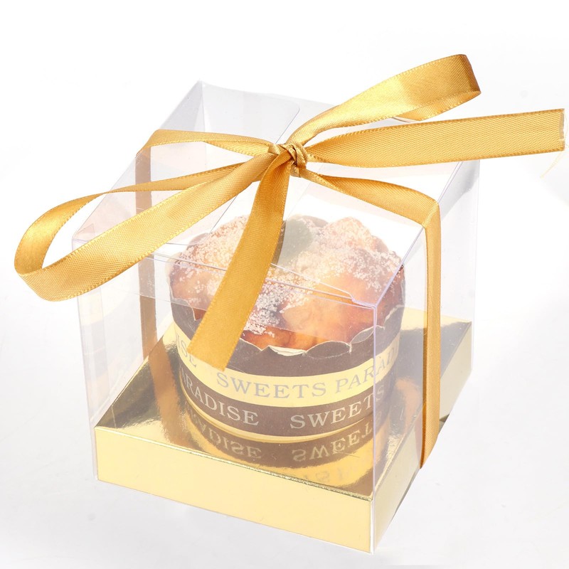DOITOOL Individual Cupcake Containers, 12Pack Clear Cupcake Boxes Single Cupcake