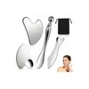 Kit Gua Sha Facial AVENIX de Acero Inoxidable para Masaje