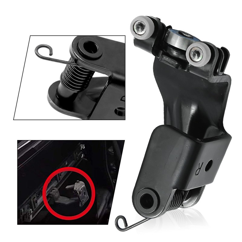Hoypeyfiy 2Pcs Sliding Door Roller Assembly with Rail Stoppers 72561-SHJ-A21
