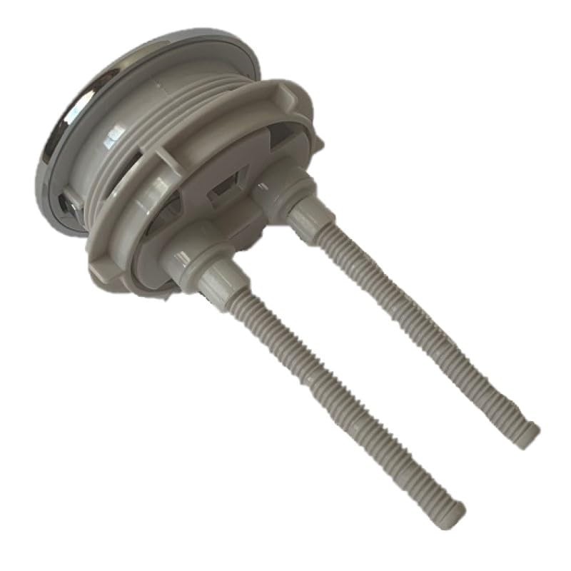 Chrome Dual Flush Toilet Flush Top of Tank Button (58-mm)