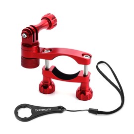 Forevercam 360°Rotation and Lock Mountain Bike Handlebar Aluminum Bike Motorcycle Mount Compatible for GoPro Action Cameras