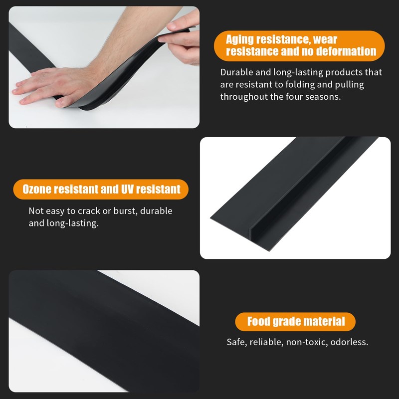 Inscrip Pack of 2 Worktop Connection Rail for Kitchens, Plate