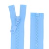 Plastic Zips, Coarse 5 mm, Separable (50 cm, Light Blue)