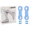 RJ-Sport 2 Pairs of Flat Shoelaces without Tying - Elastic