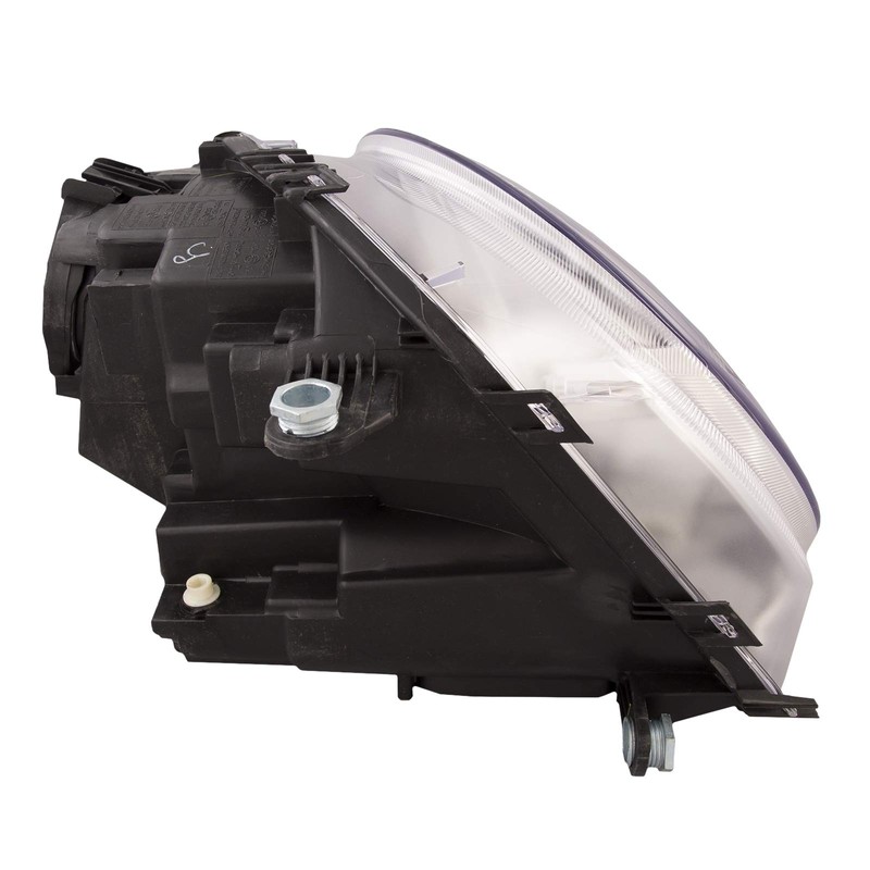 HEADLIGHTSDEPOT Chrome Housing Halogen Headlight Compatible With Mini Cooper 2007-2013