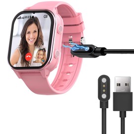 Blueshaweu Charging Cable Compatible with SEVGTAR 4G Children's Watch 1.4 Inches, Cable Charger Charging Station for SEVGTAR A9 1.4 Inch 4G Smartwatch (Black)