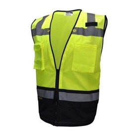 Radians SV59B-2ZGM-3X Heavy Duty Surveyor Vest with Zipper, 3X-Large