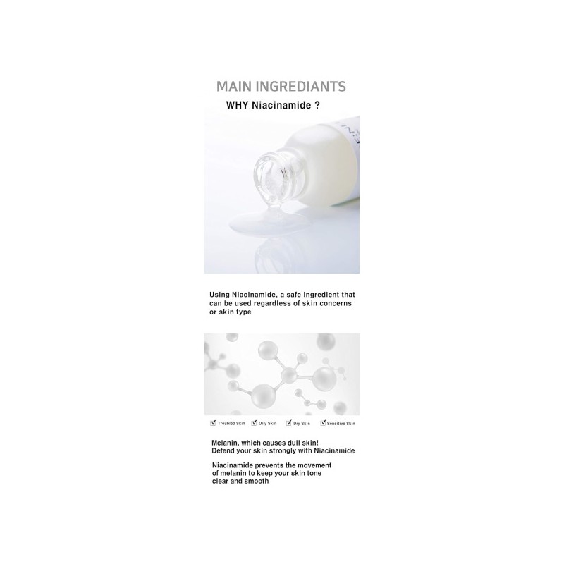 Skin Care/Serum/Vitamin/B/C/Bag/Face/-/Niacinamide/10%/Zinc/1%/K/Beauty