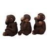 Wise Monkeys See Hear Speak No Evil Ape Chimpanzees Collectible