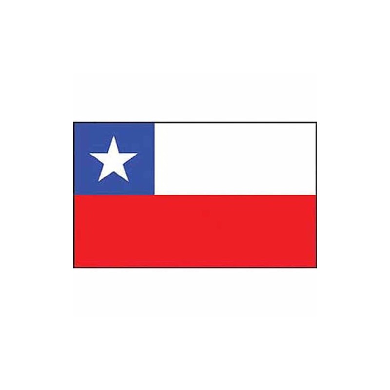 Chile Flag Country Poly 3Ft X 5Ft