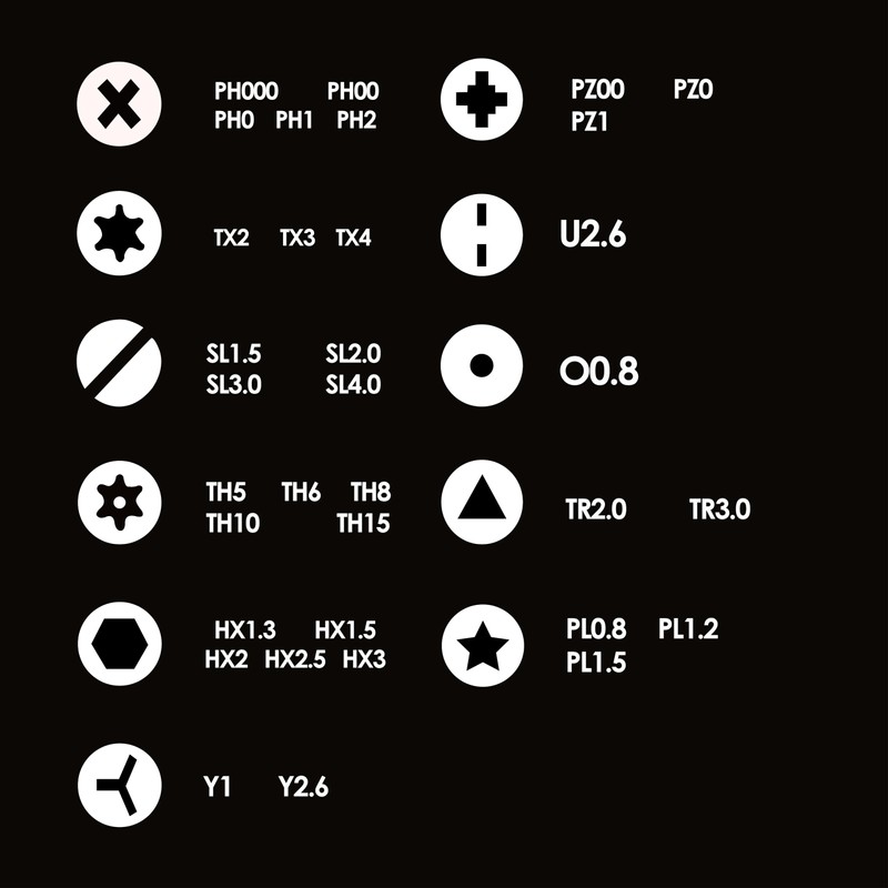 KESI Tool Torx Bit Set 35-Piece, 2 In-1 Bits Ratchet,