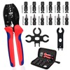 TRAMILY Solar Crimping Tool Kit for Cable Connectors for 2.5/4.0/6.0