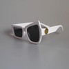 XBYZWM Plastic creative sunglasses,party dance tourism,decorative glasses,white sunglasses