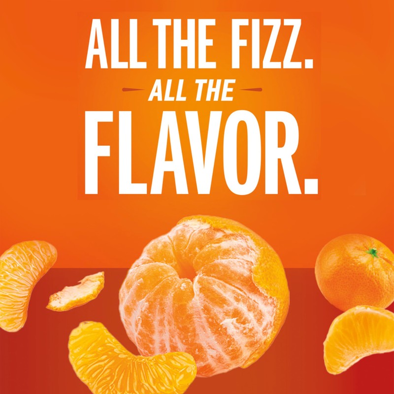 IZZE Sparkling Water Juice Beverage Blend, Clementine, No Sugar Added,