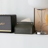 1Pcs Tissue Box Cover, Refined Modern PU Leather Tissue Box