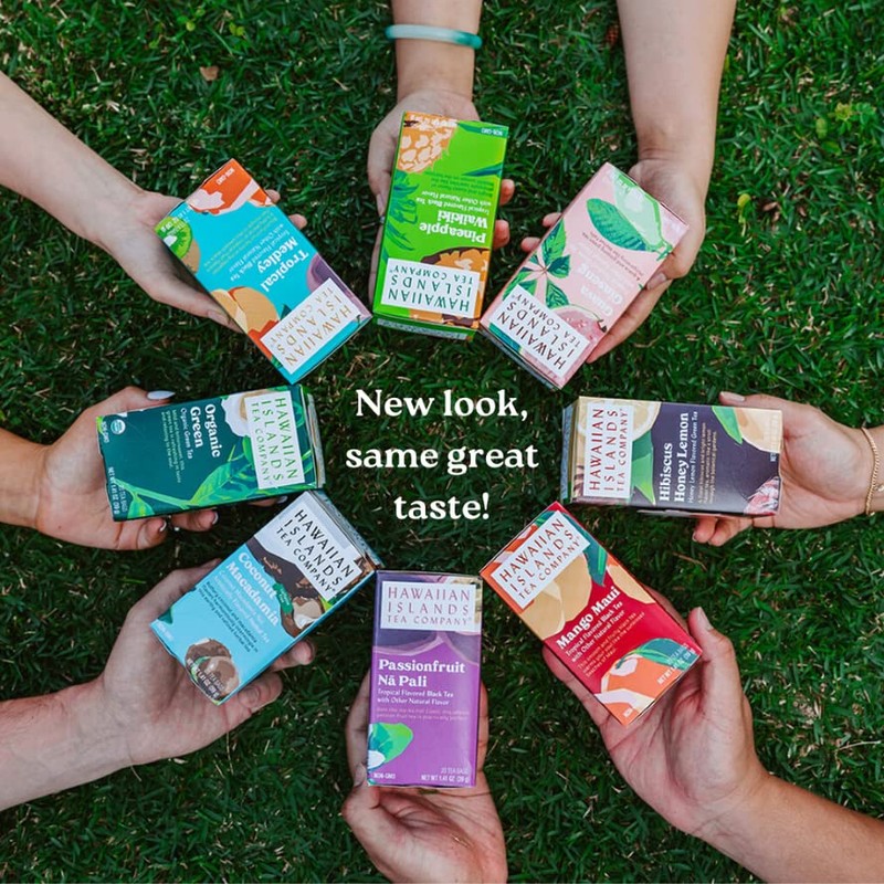 Hawaiian Islands Tea, Mango and Passion Fruit Flavors Combo Bundle